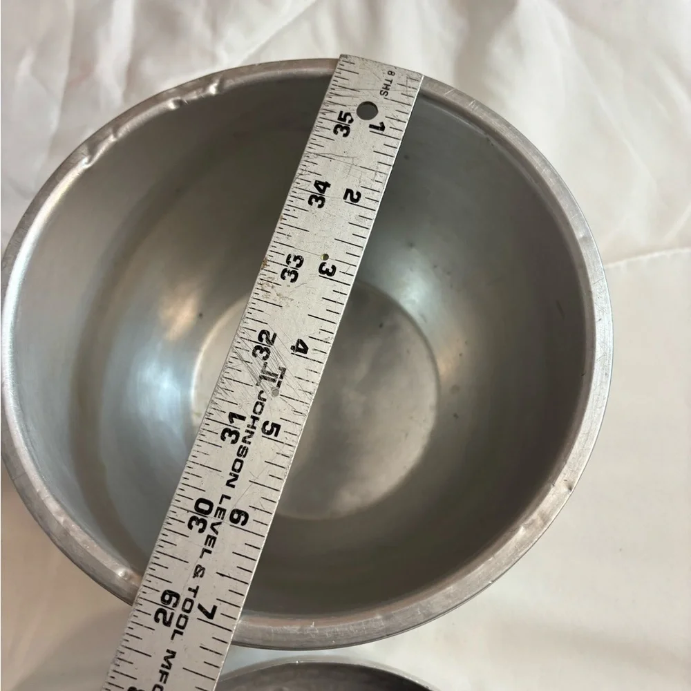 Vintage Retro MCM Hammered Aluminum Apple Shaped Bar Ice Bucket Cocktail Jar